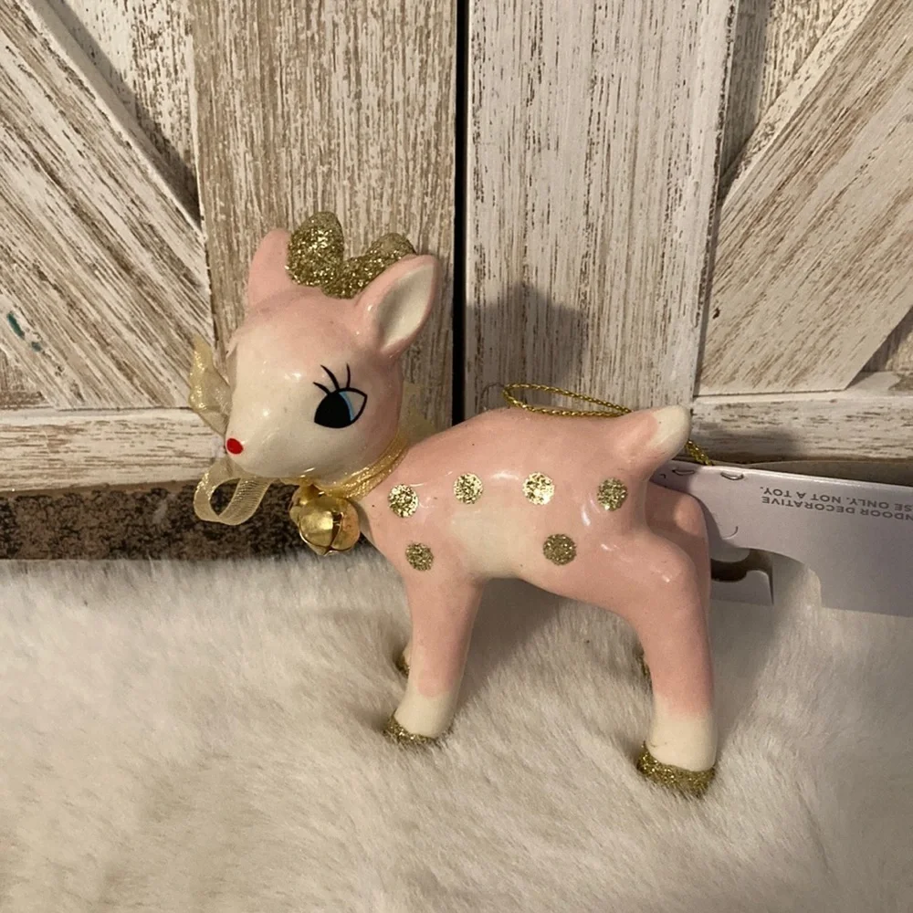 Target 2022 Wondershop Ceramic Deer Ornament